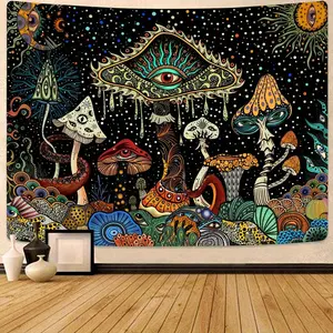 Hippie Tapestry Tapestry For Bedroom Aesthetic Witchy Tapestries Wall Hanging Hippie Room Decor Boys and Girls Room Decor