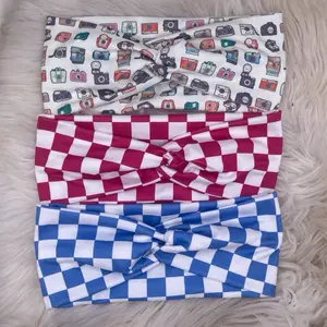 Checkered Twisted Headband