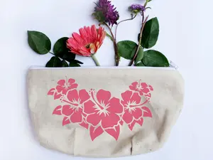 Hibiscus Flowers Garland Stencil - Art and Wall Stencil