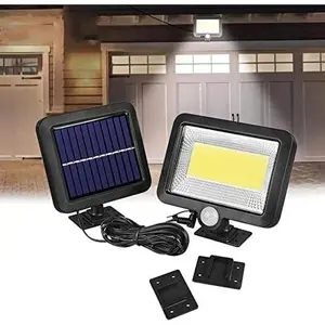 Outdoor Motion Sensor Wall Lights 100 LED Beads, IP65 Waterproof Dusk To Dawn Auto On/Off Deck-2533