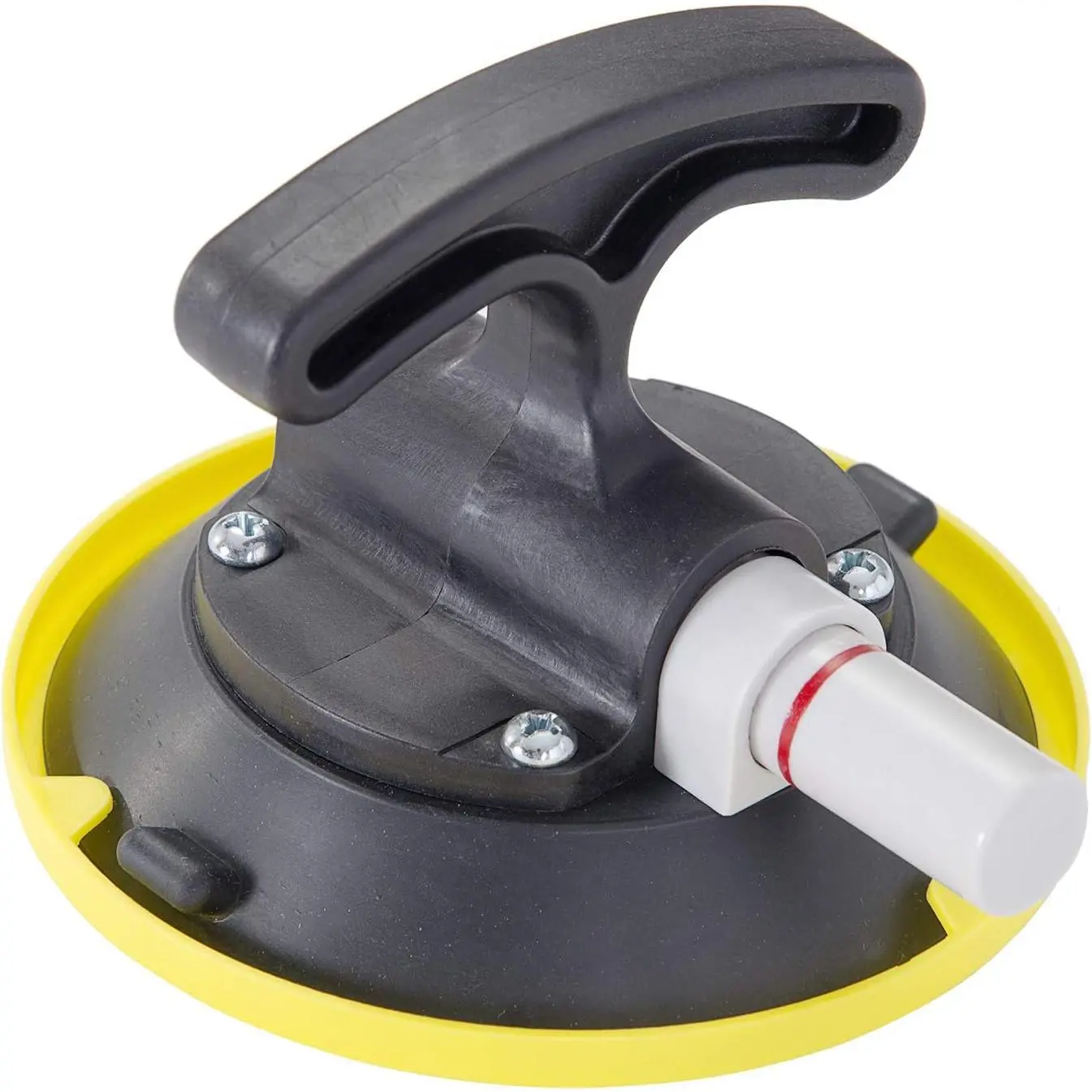 4.5" Glass Suction Cup Pump , T-Handle Vacuum Suction Cup Glass Lifter with Concave Plate for Flat/Curved Surface