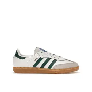 adidas Kid's Samba OG White Collegiate Green Gum, from StockX