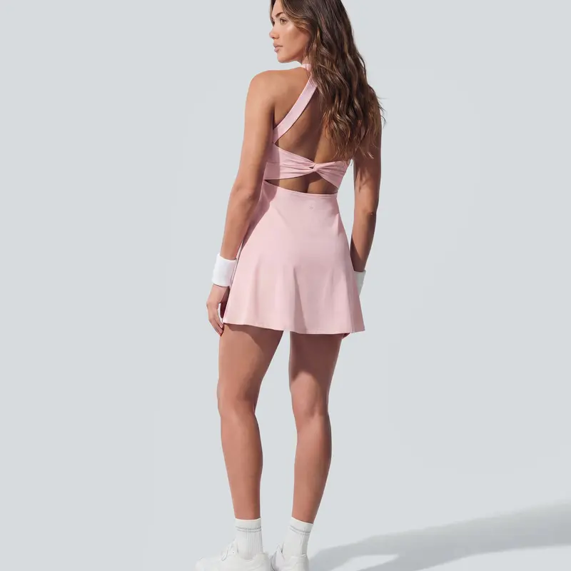 Halara Backless Crisscross Active Dress-Easy Peezy Edition