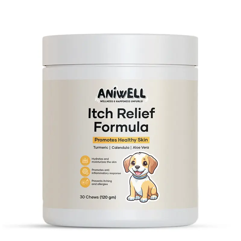 Aniwell Itch Formula: Powered by Turmeric, Calendula, Vitamin E