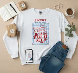 Jesus Paid It All Ready to Press Transfer