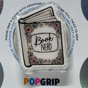 Kindle Grip | Book Nerd Grip | Kindle Accessory | Phone Grip | Book Lover Gift