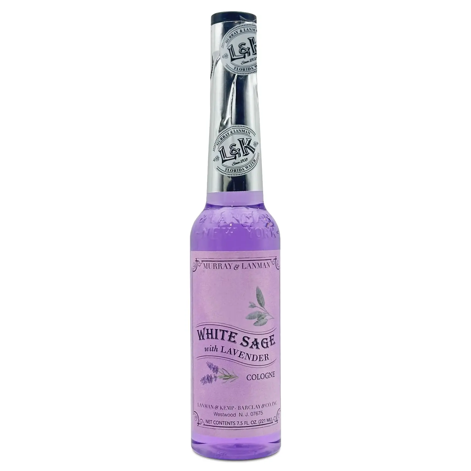 White Sage &amp; Lavender Spiritual Cologne by Murray &amp; Lanman - 7.5oz for Cleansing &amp; Relaxation