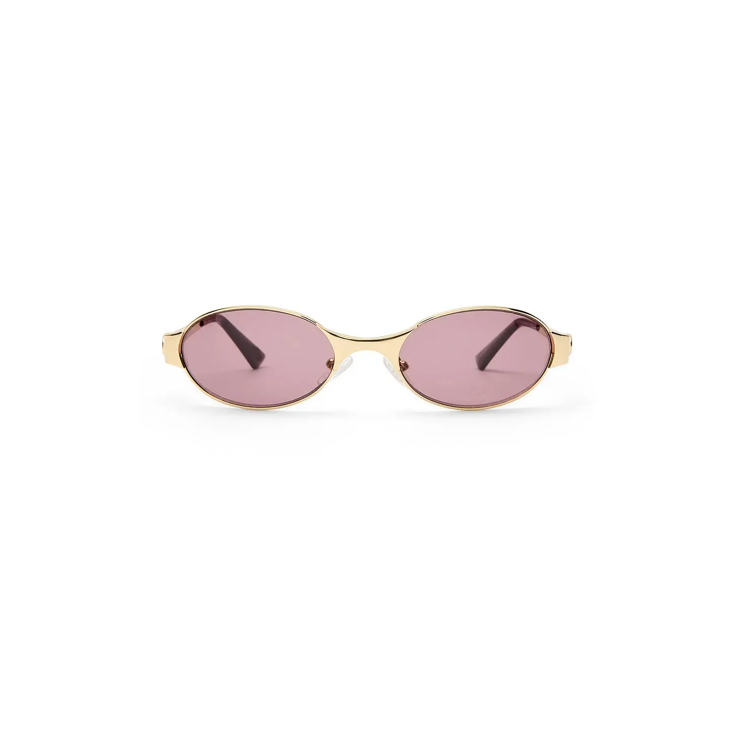 Le Specs Frostbite Sunglasses in Bright Gold & Smokey Brown Mono