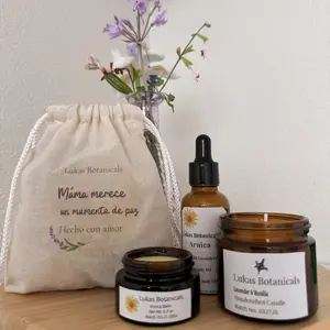 Set Mamá Merece un Momento de Paz | Árnica, Aceite y Veladora