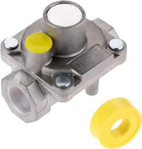 3/8" Natural Gas Regulator, 3/8" -18 NPT Natural Gas Low Pressure Regulator, Fits for NG Gas NPT Natural Gas Low Pressure Regulator with Gas Line Pipe Thread Tape