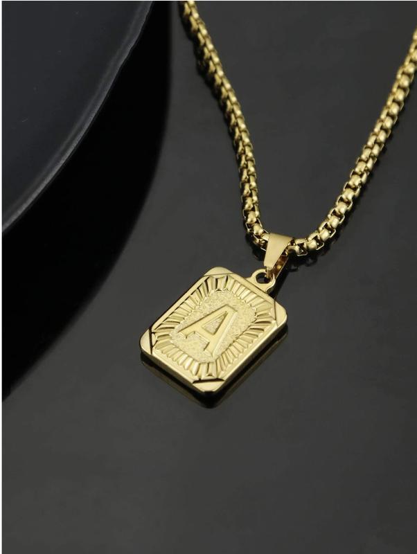 Trendsmax Initial A-Z Letter Pendant Necklace