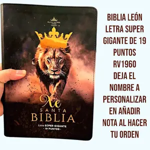 Biblia León  Letra Súper Gigante 19 puntos  RV1960