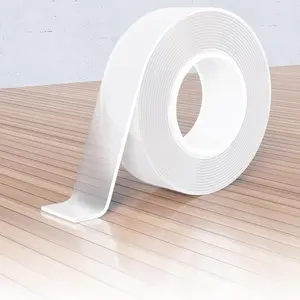 Double Sided Heavy Duty Extra  Adhesive Tape - Removable Mounting Tape, Indoor/Outdoor General Purpose Nano Tape for Securing Picture Frames, Carpets -  & Without Leaving Adhesive Marks