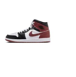 Men's Jordan 1 Mid SE White/Dark Pony-Black (HF3216 102)
