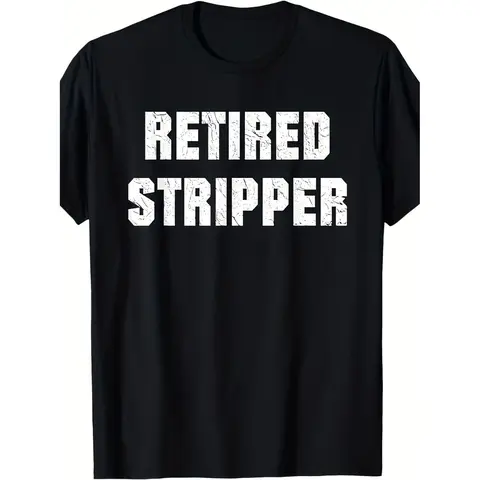 100% Cotton Golf Gift T-Shirt For Men and Women Funny Male Strippers And Retired Strippers T Shirts 100 Cotton Plus Size Black 7 76 Ounces