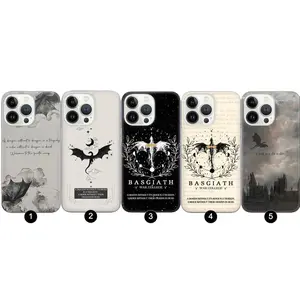 Fourth Wing Dragon Phone Case Art Cover for iPhone 17, 17pro, 16e, 15, 14, 13, 12, 11