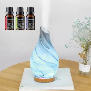 7-Color Changing, Ultrasonic Quiet Operation, Timer & Humidifier  200ml Essential Oil Diffuser for Home