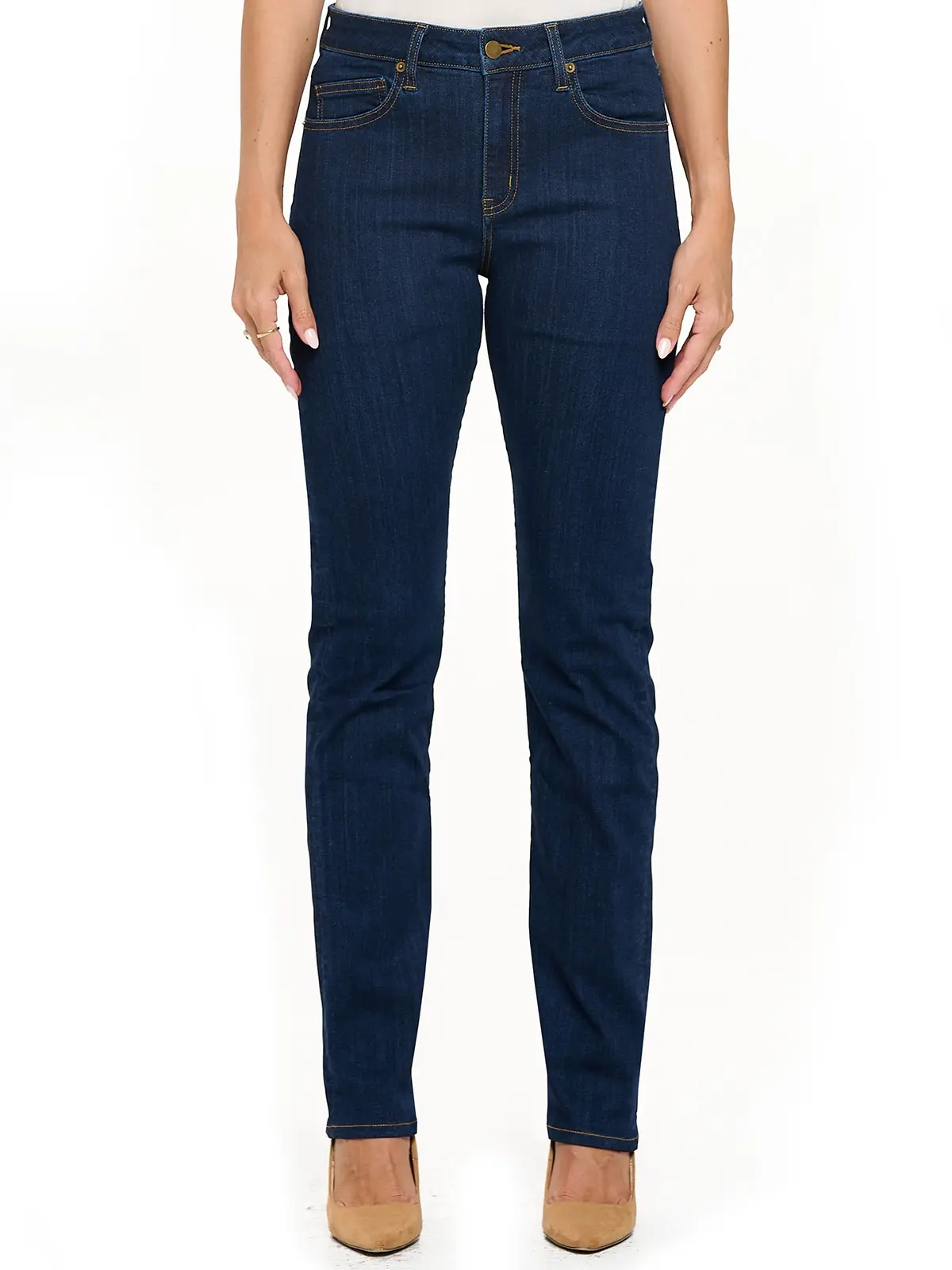 Aviator Women's Slim Dark Indigo Best Travel Jeans | Premium Comfortable Denim