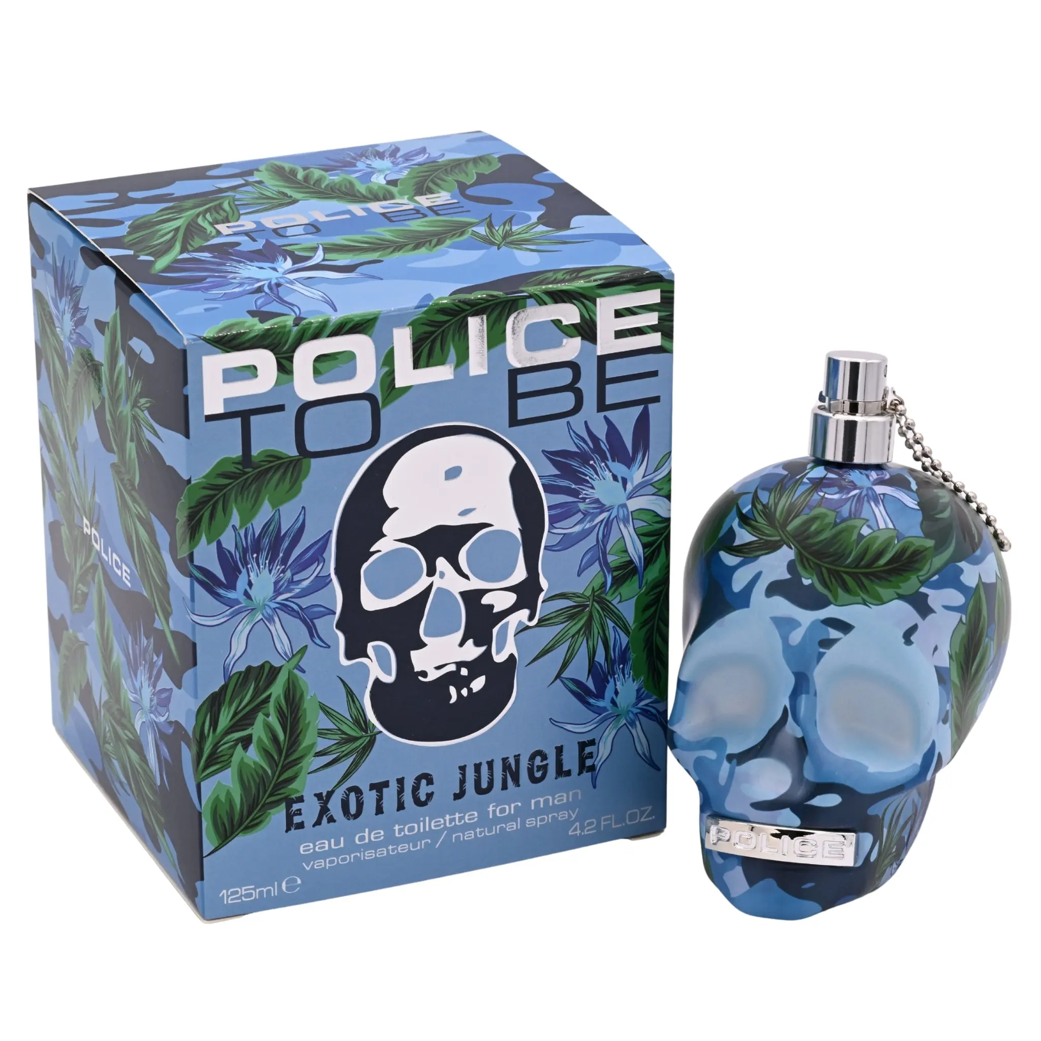 Police To Be Exotic Jungle Men's EDT Cologne, Woody Spicy Vetiver Musk Fragrance, 4.2 fl oz Boxed Packaged Fragrant New-in-Box Men's Fragrance, Boxed Men's Fragrance, Fragrant Men's Fragrance