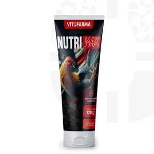 NUTRIMAX Multivitamina Completa para Gallos, Aminoacidos minerales complemento para la alimentacion de Aves, Pollos, Gallinas - Gel Paste Supplement for Rooster Complete Multivitamin 120g