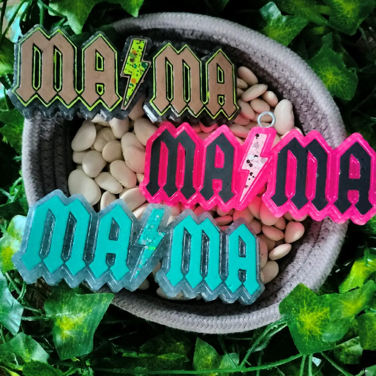 Mama Car Freshie Scented Aroma Beads for Car Fragrance - Handmade with 10 Inch String