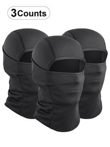 breathable full face masks, 3 counts quick-drying hood cap, motorcycle helmet liner, sports outdoor hiking scarf, motorbike cycling face cover, face cover, gym accessories, gym wear, protective gear, ski mask