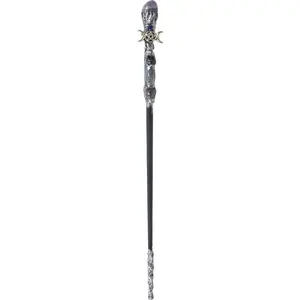 Magick Wand - Silver Triple Moon w/ Amethyst