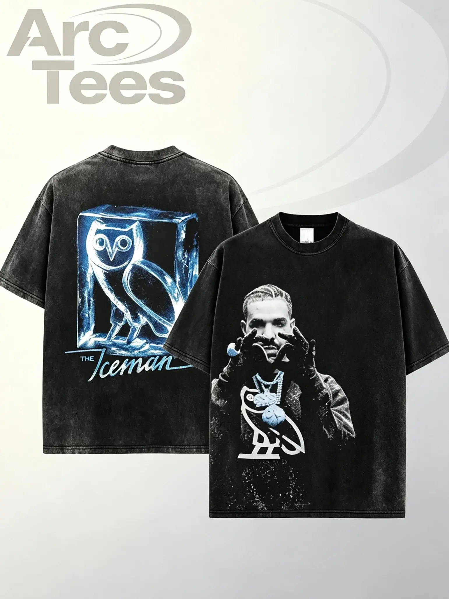[ArcT] Drake Iceman Signature Retro Unisex 100% Heavyweight Cotton T-Shirt, Iceman Album 2026 100% Heavyweight Cotton Music Hiphop Shirt, Oversized Vintage Tee, Rap Hiphop Merch, Gift for Music Fans, Pop Culture Shirt