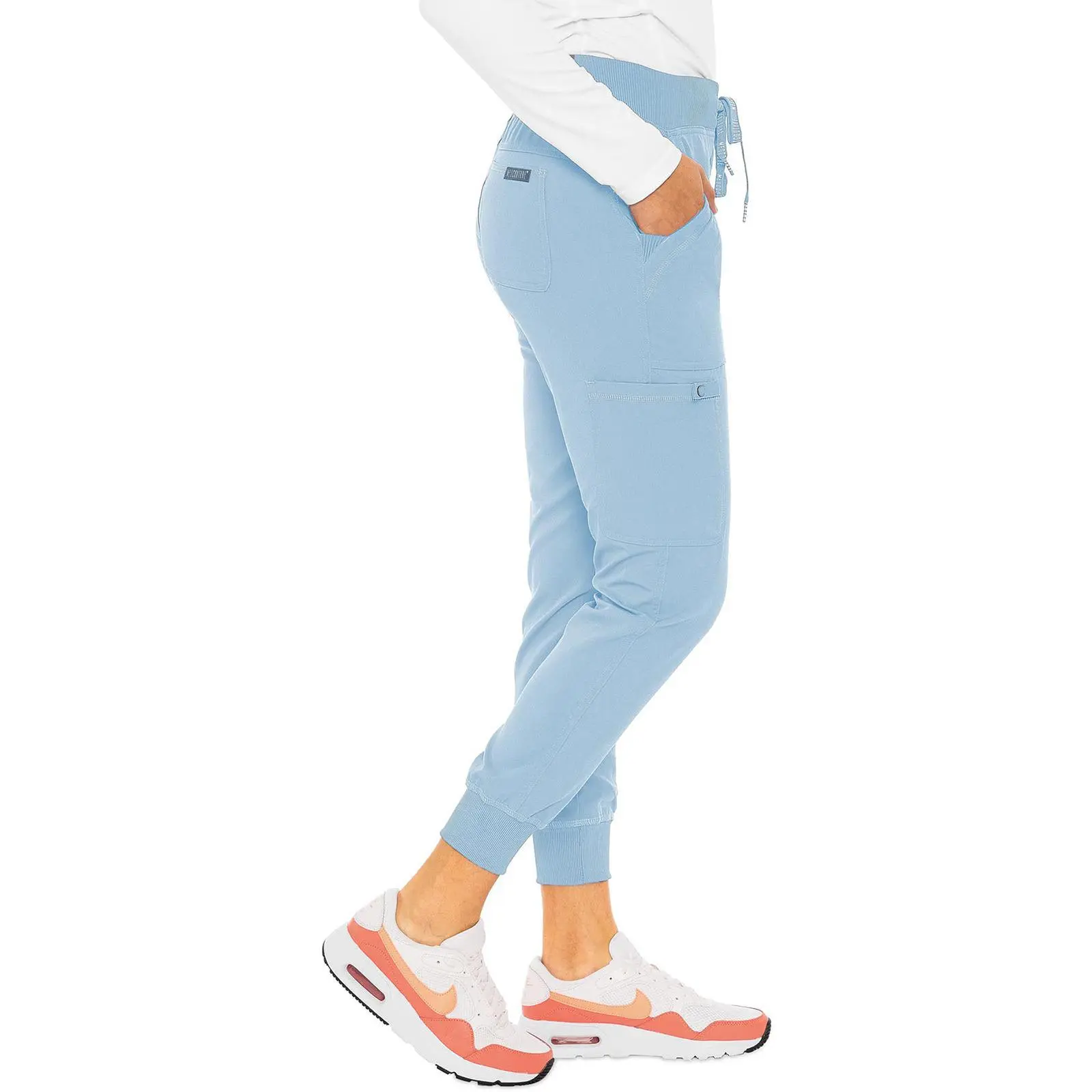 Jogger Yoga Scrubs Pants (Petite) by Med Couture(MC Touch)  XS-XL / Periwinkle
