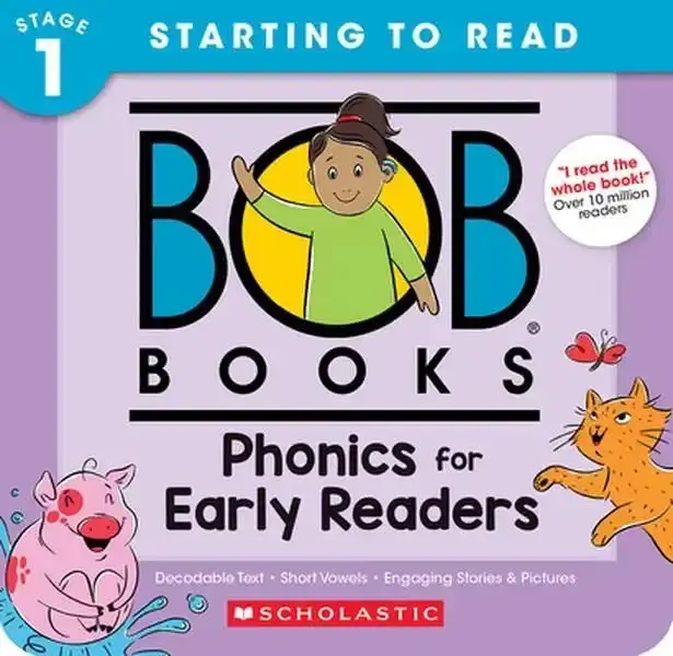 Bob Books - Phonics for Early Readers Box Set of 12 Paperbacks Decodable Phonics Books, Ages 4 and Up, Kindergarten (Stage 1: Starting to Read) -- Liza Charlesworth, Mixed Media Product