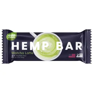 Evo Hemp Matcha Latte Hemp Protein Nutrition Bar