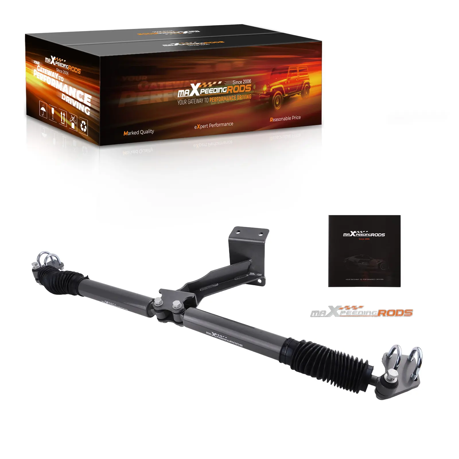 Dual Steering Stabilizers compatible for Ram 2500 2014-22 3500 2013-2022 4WD 2.5"-UP Lift