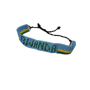 Rwanda flag bracelet