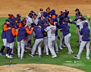Houston Astros Unsigned 2022 American League Champions Photograph
