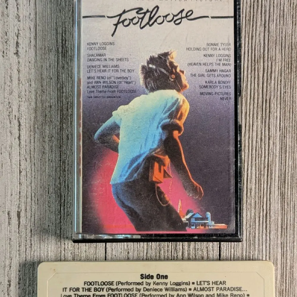 Footloose Original Film Soundtrack Cassette Tape