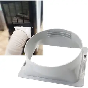 Portable Air Conditioner Exhaust Hose Coupler Window Adapter A/C Connector, 5.9 inch A/C Coupler Connector, Suit for Air Conditioning Exhaust Port (Square)