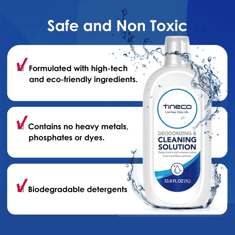TINECO FLOOR ONE S5/S3/IFLOOR3/IFLOOR2/IFLOOR SERIES MULTI-SURFACE CLEANING SOLUTION: 33.8 FL OZ (1L) Household steammop steamercleaning Cleaner