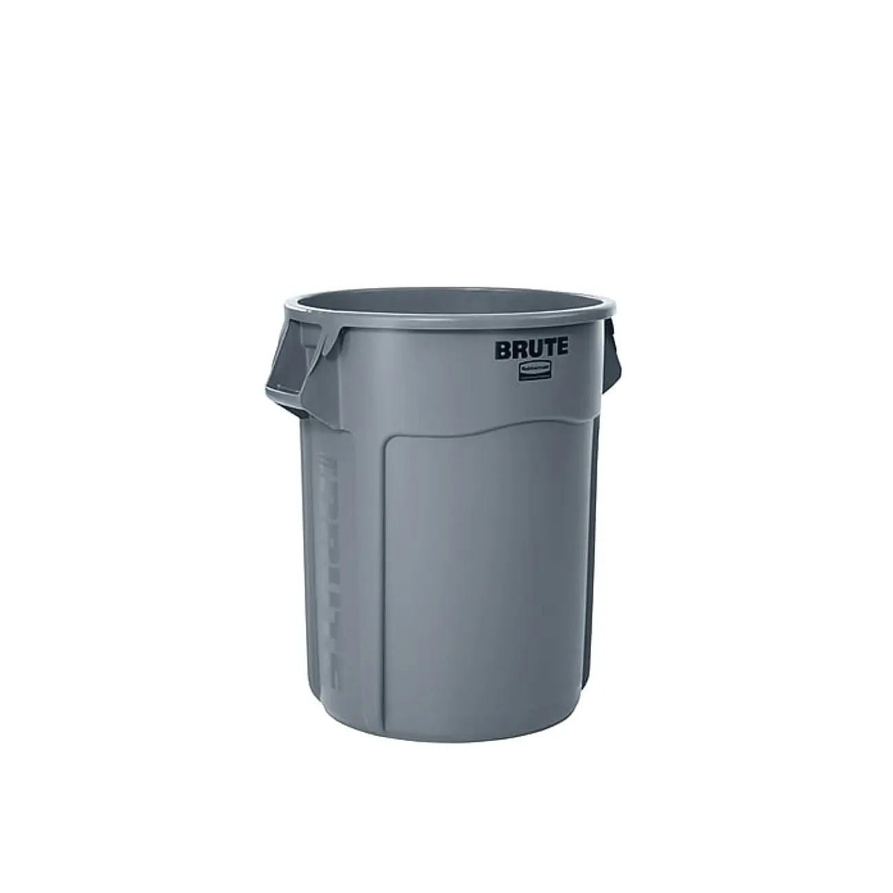 Rubbermaid Brute Vented Trash Can Receptacle without Lid, 55-Gallons, Gray (FG265500GRAY)