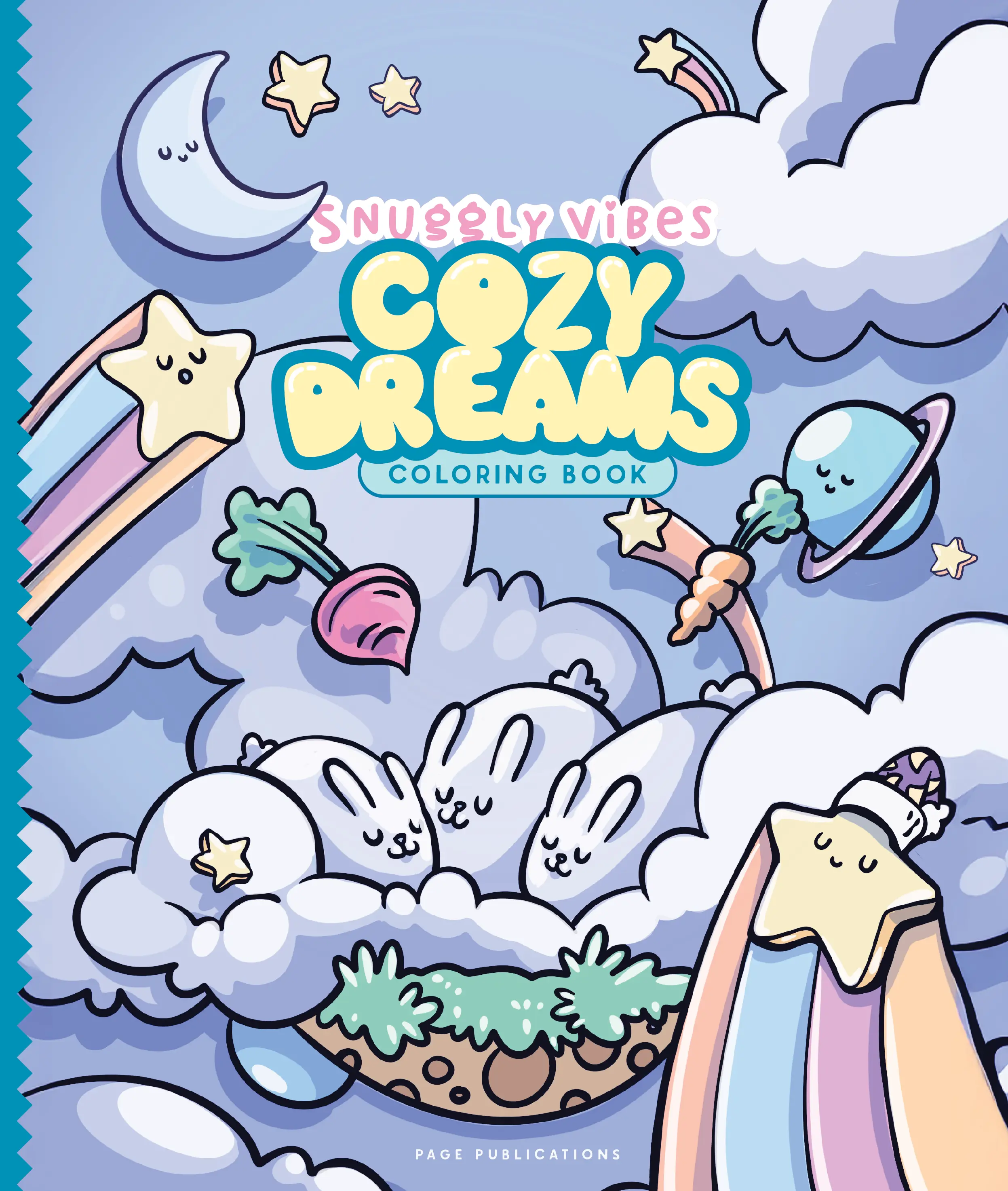 Cozy Dreams Coloring Book - Paperback Softcover Children's Literature & Art Activity Book, Snuggly Vibes, Relaxation-Focused, Creativity-Boosting, Serene Environment Illustrations