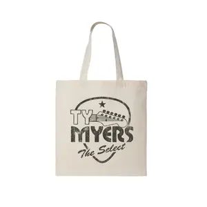 Ty Myers The Select Tote Bag, Country Music Graphic Tote for Fans, Vintage Western Style Everyday Reusable Canvas Bag