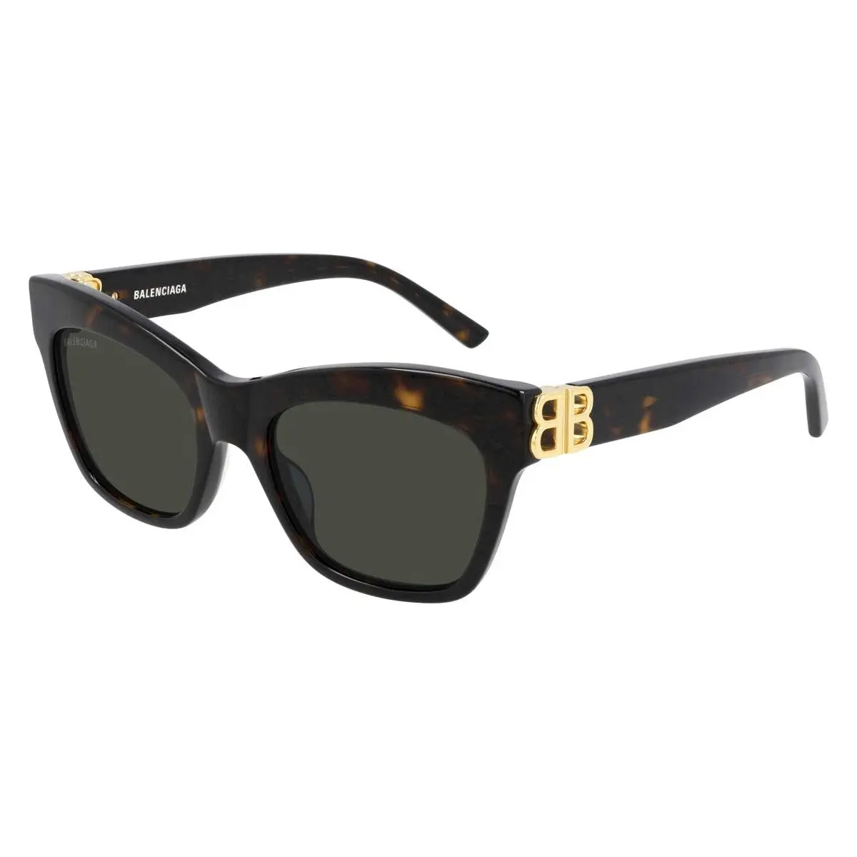Balenciaga White Sunglasses with Grey Lenses BB0132S Balenciaga BB0132S Sunglasses | Select Eyewear main image 2