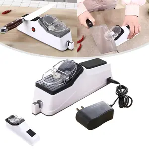 Electric Knife Sharpener for Knives – Automatic, Quick 5-Second Sharpening, Kitchen Knife Sharpener