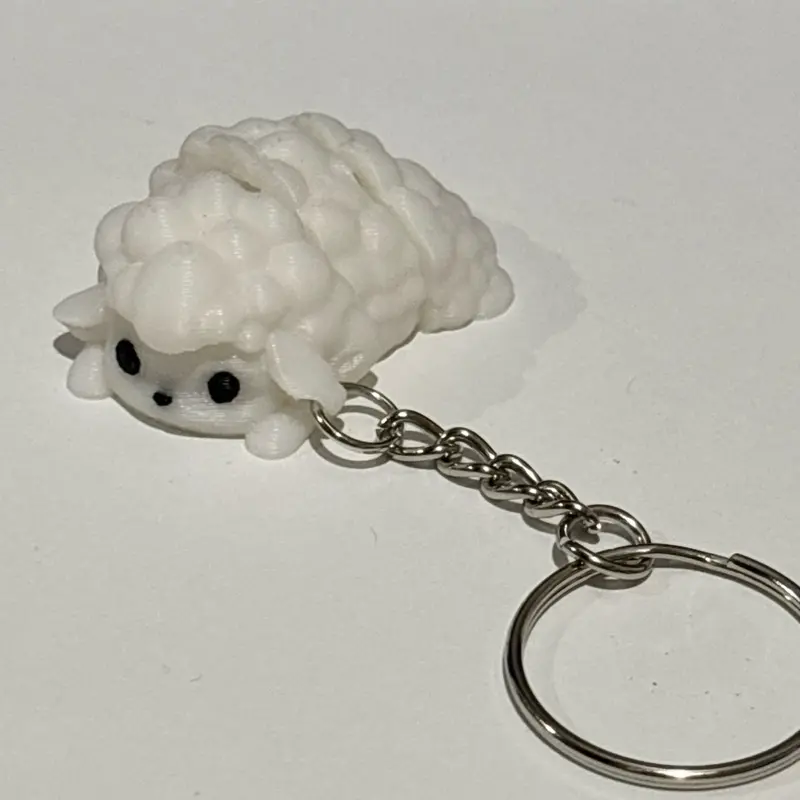 Mini Sheep Keychain