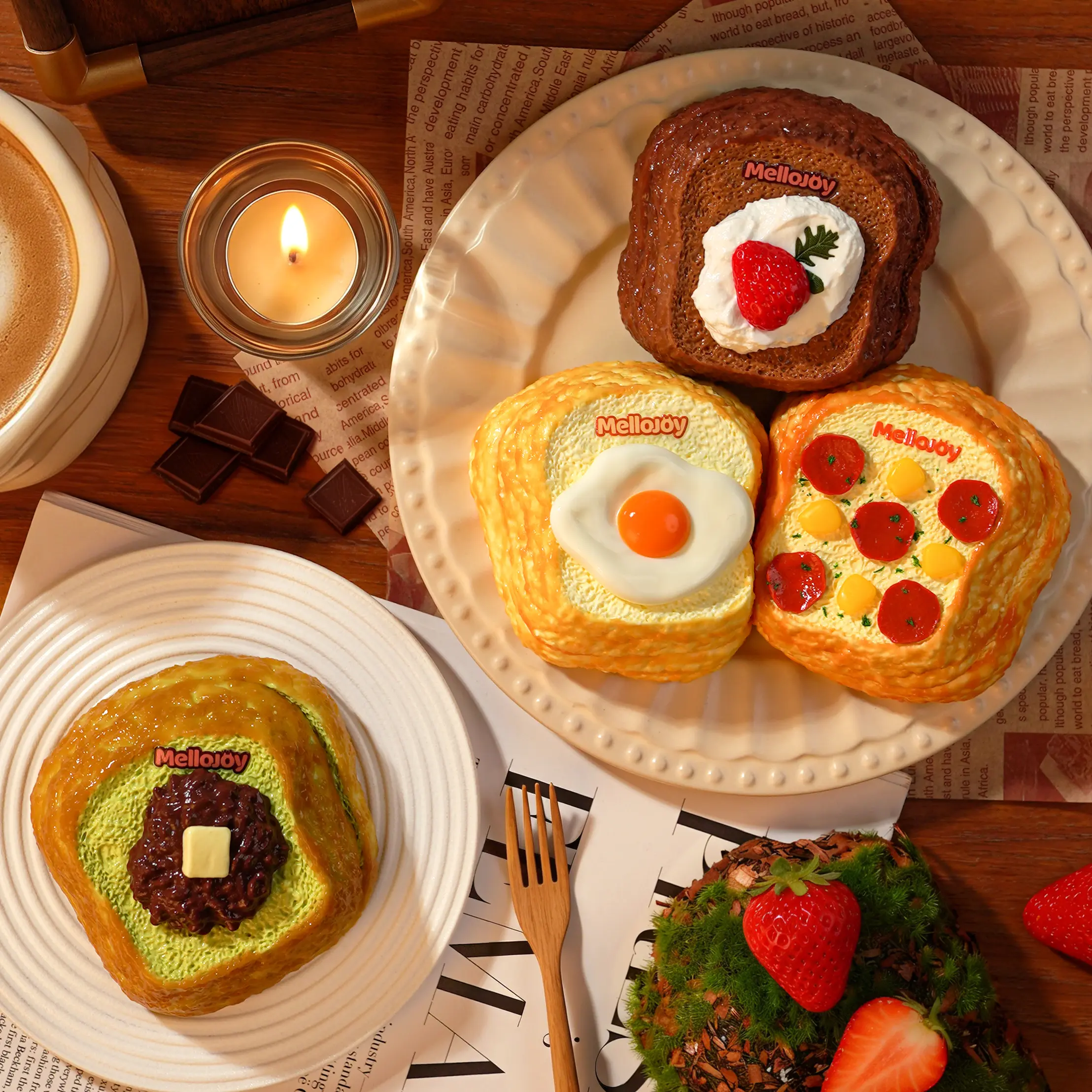 Mellojoy - Toastie Stack Party【Mousse Cream Texture】【 No
