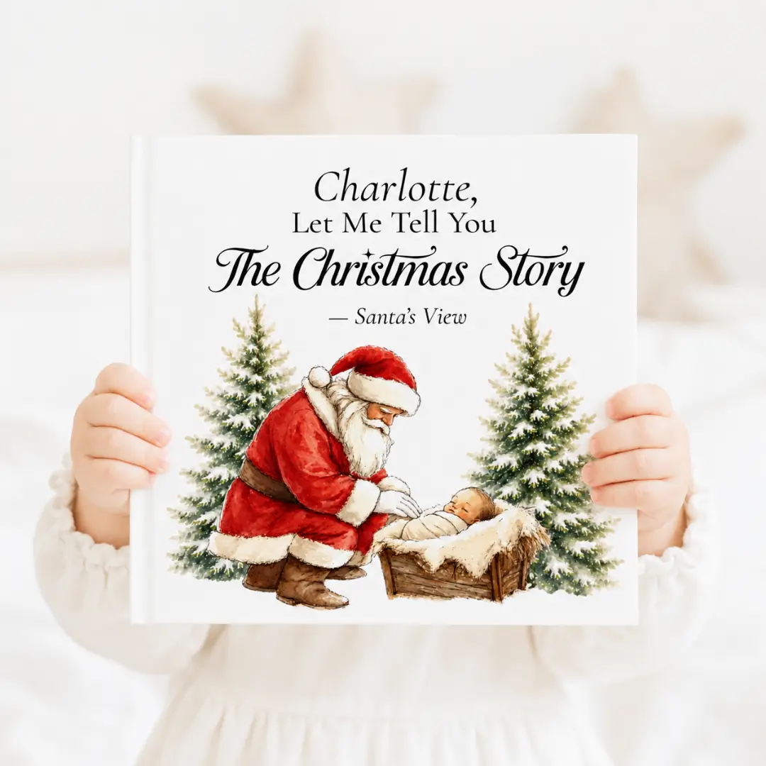 Personalized Christmas Gift for Kids, Custom Christmas Book, Personalized Story Book, Christian Christmas Gift, Child's Name Book