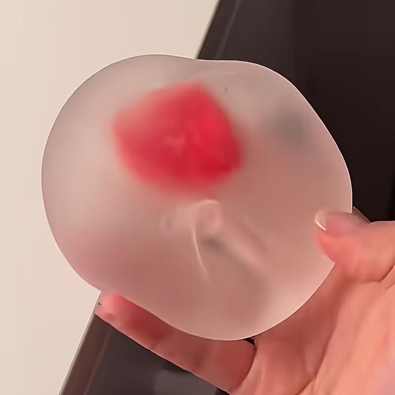 Strawberry Mochi Balls, Coconut Oil Squishy, Slow-Rebound Squeeze Ball Toys, Soft Squishy for Office, School, and Home Stress Relief - Also the Perfect Gift for Family, Friends, and Loved Ones for Halloween, Thanksgiving, Easter, and the New Year