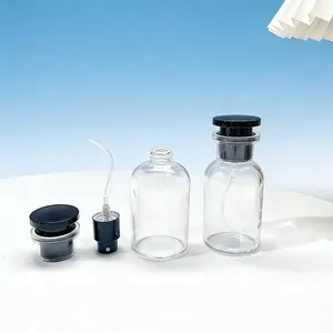30ml Empty Perfume Spray Bottles 3PCS, High-end Glass Portable Travel Storage Containers