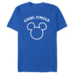Men's Mickey & Friends Distressed Cool Uncle T-Shirt