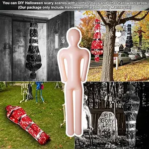 Realistic Inflatable Human Body Model, Party Prop, Halloween Decoration, DIY Role Play, Yard House Decor, Home Office Corridor