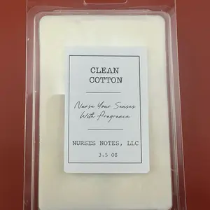 Nurses Notes LLC Clean Cotton 6 oz Wax Melt - Scented Wax for Fragrance